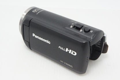 美品 Panasonic パナソニック HC-V360MS デジタルビデオカメラ ブラック 260619j