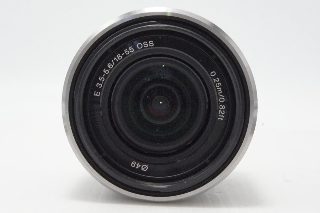 SONY ソニー E 18-55mm F3.5-5.6 OSS SEL1855 シルバー Eマウント APS-C ズームレンズ 260619q
