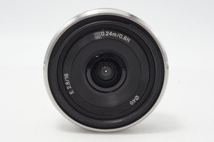 美品 SONY ソニー E 16mm F2.8 SEL16F28 Eマウント APS-C 単焦点レンズ 260619ar