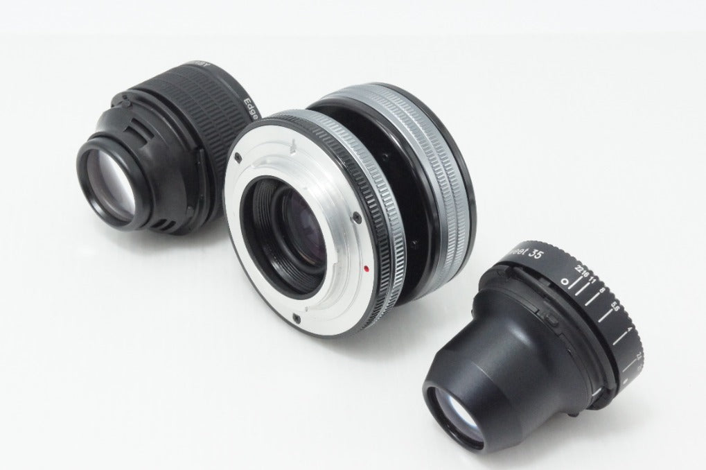 美品 LENS BABY COMPOSER PRO II レンズセット Sweet 50/Sweet 35/Edge 80/Macro Converter Nikon Fマウント 260618am