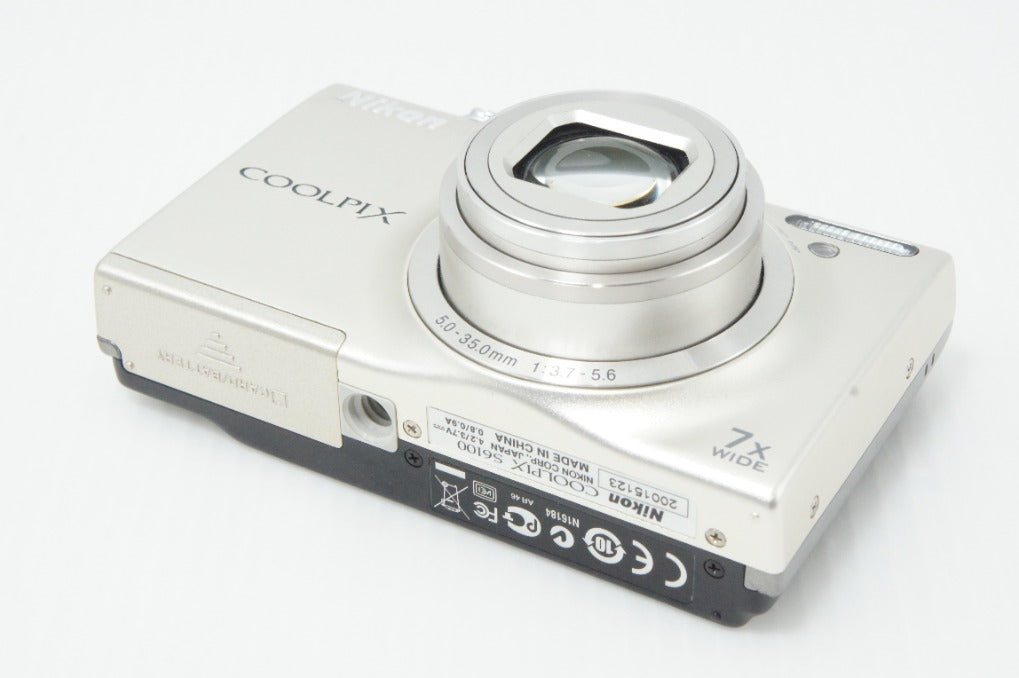良品 Nikon ニコン COOLPIX S6100 コンパクトデジタルカメラ シャンパンシルバー 260623w