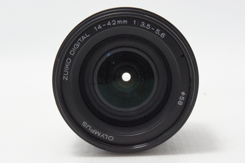OLYMPUS オリンパス ZUIKO DIGITAL ED 14-42mm F3.5-5.6 フォーサーズ ズームレンズ フード付 260623k