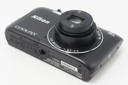 美品 Nikon ニコン COOLPIX S3700 コンパクトデジタルカメラ ブラック 260624av