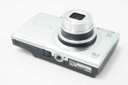良品 Canon キヤノン PowerShot A2400 IS コンパクトデジタルカメラ シルバー 260624ax