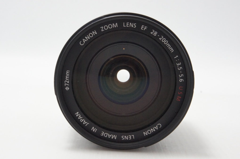 Canon キヤノン EF 28-200mm F3.5-5.6 USM フルサイズ ズームレンズ フード ポーチ付 260624bd