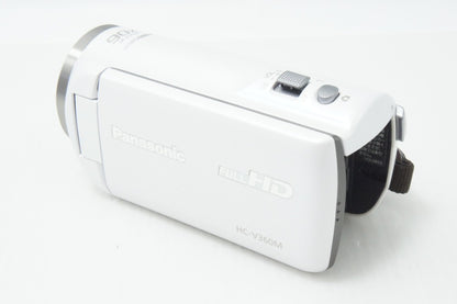 美品 Panasonic パナソニック デジタルハイビジョンビデオカメラ HC-V360M ホワイト 260624ay