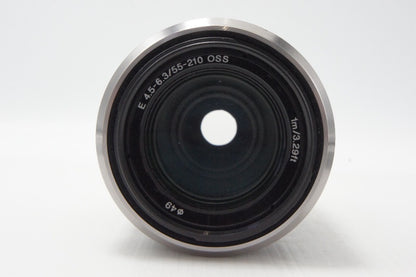 SONY ソニー E 55-210mm F4.5-6.3 OSS SEL55210 Eマウント APS-C ズームレンズ シルバー 260624bo【アルプスカメラ】