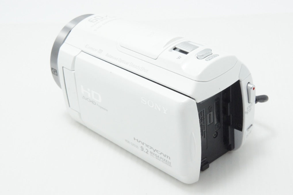 良品 SONY ソニー デジタルビデオカメラ Handycam HDR-CX535 ホワイト 260624ad