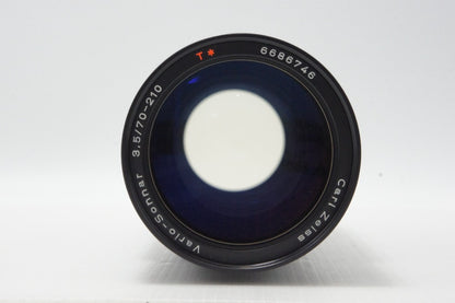 CONTAX Carl Zeiss Vario-Sonnar T* 70-210mm F3.5 AEG ヤシコンマウント CY Mount MF メタルフード付 260624bj