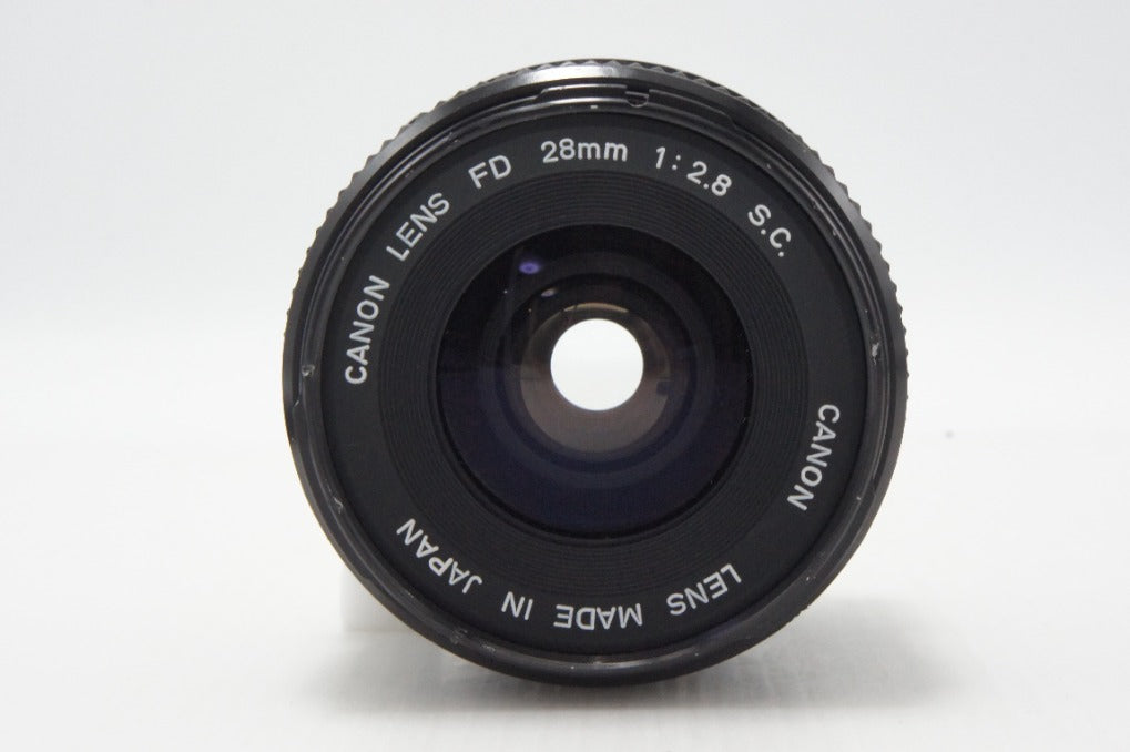Canon キヤノン FD 28mm F2.8 S.C. FDマウント MF 単焦点レンズ 260624bl