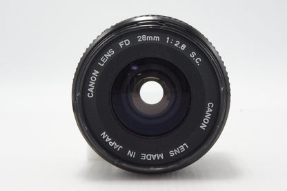 Canon キヤノン FD 28mm F2.8 S.C. FDマウント MF 単焦点レンズ 260624bl