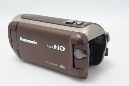 美品 Panasonic パナソニック HC-W580M デジタルビデオカメラ ブラウン 260625t