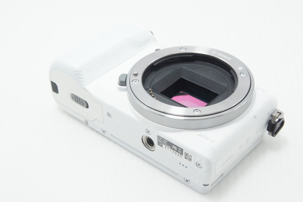 良品 SONY ソニー α5000 ボディ ILCE-5000 ミラーレス一眼カメラ ホワイト 元箱付 260626ae