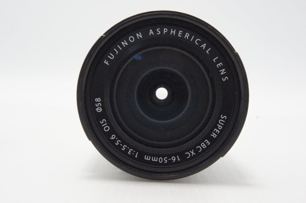 FUJIFILM フジフィルム FUJINON XC 16-50mm F3.5-5.6 OIS ズームレンズ シルバー フード付 260626y