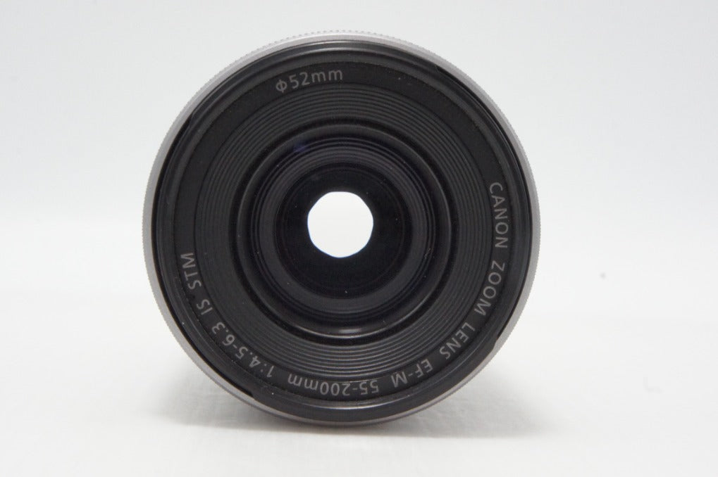 Canon キヤノン EF-M 55-200mm F4.5-6.3 IS STM APS-C EF-Mマウント ズームレンズ シルバー 260616e