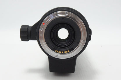 良品 SIGMA シグマ AF APO 135-400mm F4.5-5.6 DG Canon キヤノン EFマウント ズームレンズ フード付 260618ah