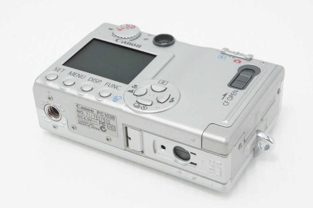 良品 Canon キヤノン IXY DIGITAL 400 コンパクトデジタルカメラ シルバー 260618o