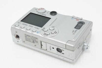 良品 Canon キヤノン IXY DIGITAL 400 コンパクトデジタルカメラ シルバー 260618o