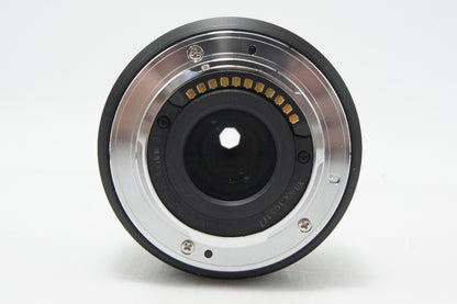 美品 Panasonic パナソニック LUMIX G 25mm F1.7 ASPH. H-H025 マイクロフォーサーズ 単焦点レンズ ブラック 260618ac