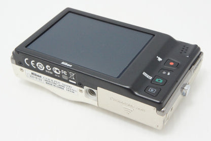 良品 Nikon ニコン COOLPIX S6100 コンパクトデジタルカメラ シャンパンシルバー 260623w