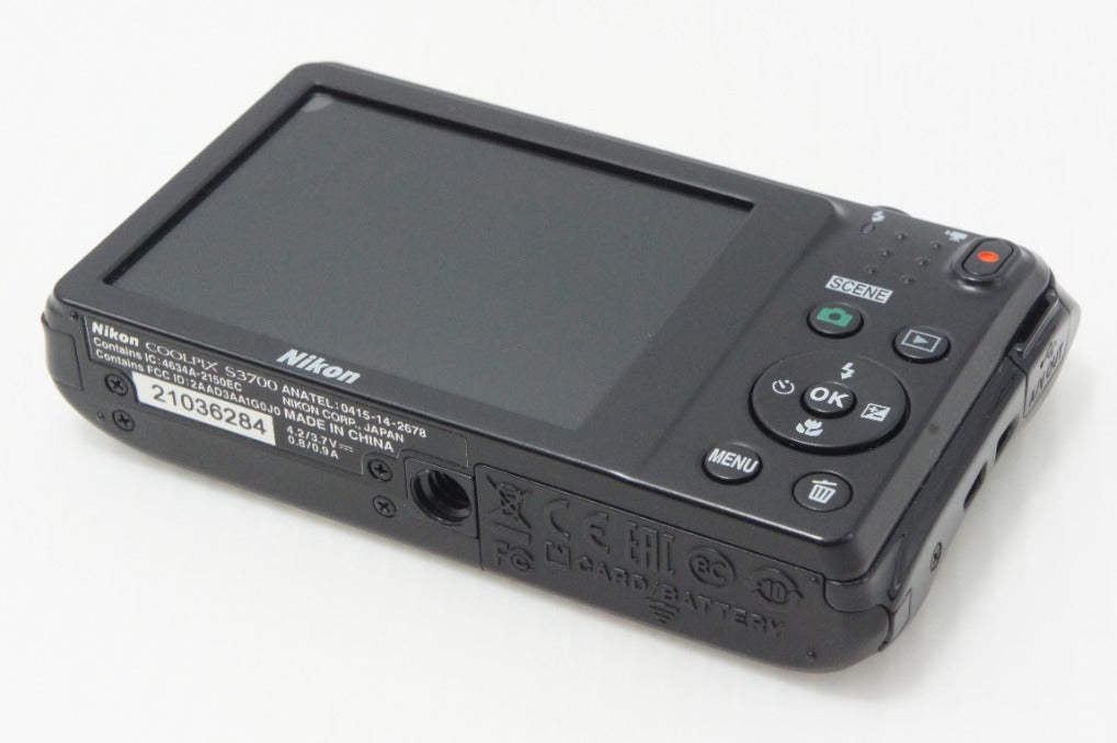 美品 Nikon ニコン COOLPIX S3700 コンパクトデジタルカメラ ブラック