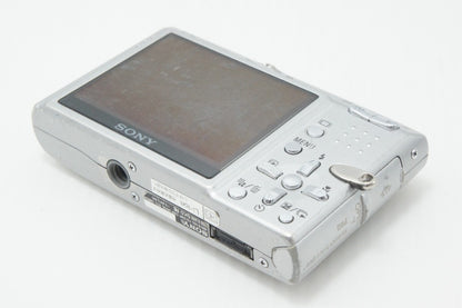 SONY ソニー Cyber-shot DSC-T10 コンパクトデジタルカメラ シルバー 260624ag