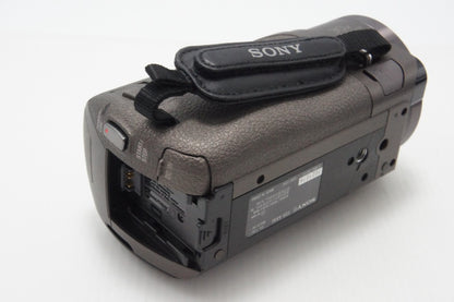 美品 SONY ソニー Handycam FDR-AX40 デジタル4Kビデオカメラレコーダー ブラウン ケース付 260624a