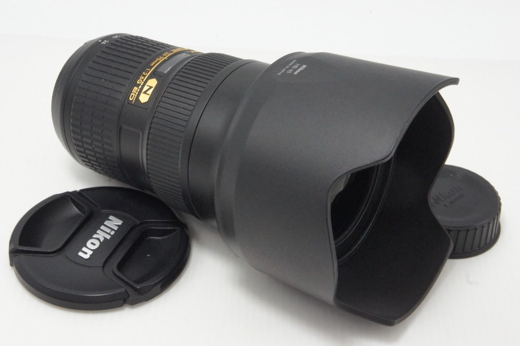美品 Nikon ニコン AF-S NIKKOR 24-70mm F2.8G ED ズームレンズ フード ケース付 260617e