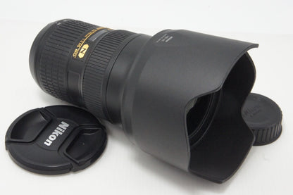 美品 Nikon ニコン AF-S NIKKOR 24-70mm F2.8G ED ズームレンズ フード ケース付 260617e