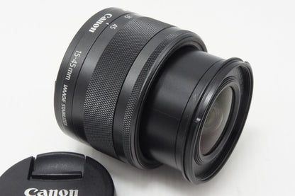 Canon キヤノン EF-M 15-45mm F3.5-6.3 IS STM EF-Mマウント ズームレンズ ブラック 260616v