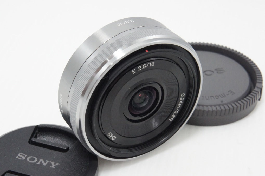 美品 SONY ソニー E 16mm F2.8 SEL16F28 Eマウント APS-C 単焦点レンズ 260620h