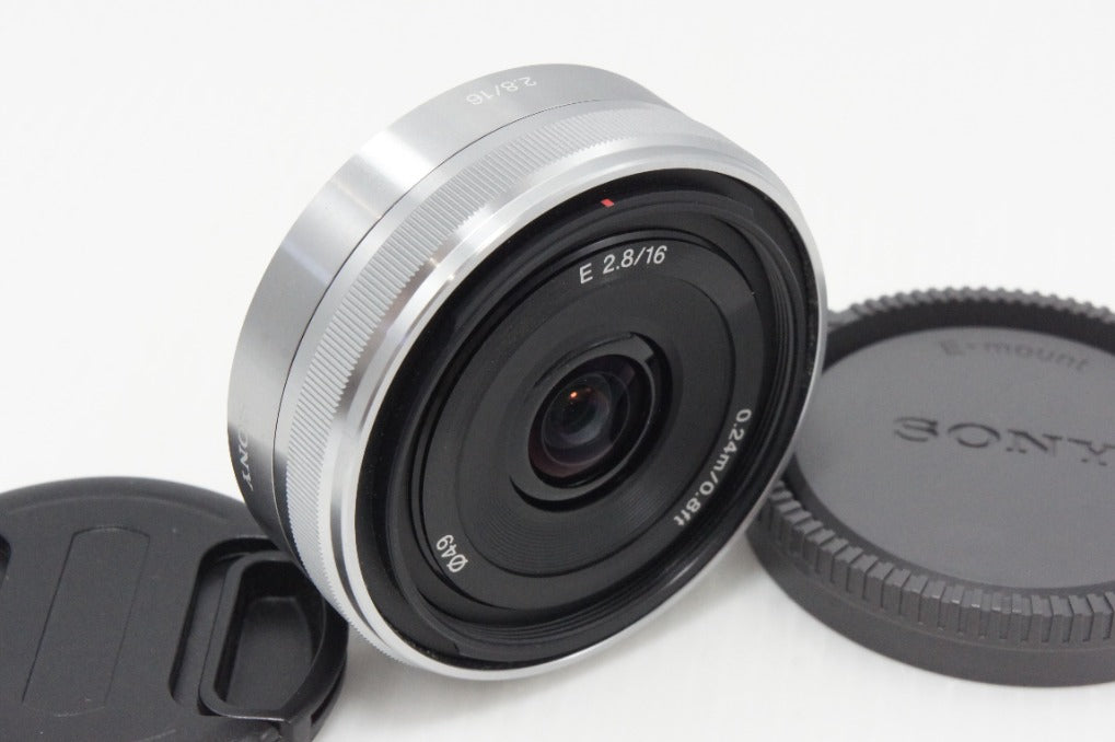 良品 SONY ソニー E 16mm F2.8 SEL16F28 Eマウント APS-C 単焦点レンズ