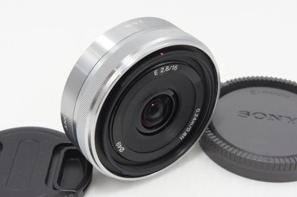 良品 SONY ソニー E 16mm F2.8 SEL16F28 Eマウント APS-C 単焦点レンズ 260619ac