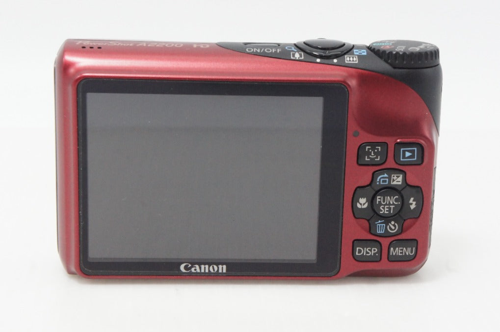 美品 Canon キヤノン PowerShot A2200 コンパクトデジタルカメラ レッド 元箱付 260612s