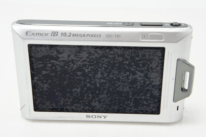 SONY ソニー Cyber-shot DSC-TX1 コンパクトデジタルカメラ シルバー 260618g