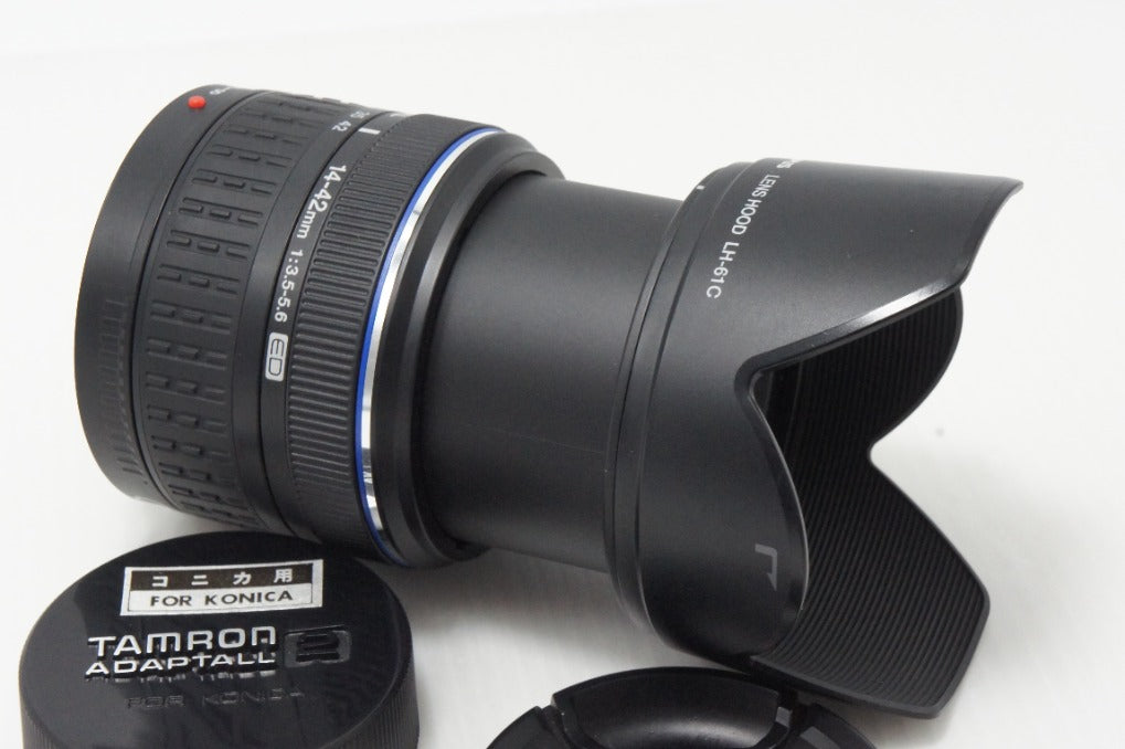 OLYMPUS オリンパス ZUIKO DIGITAL ED 14-42mm F3.5-5.6 フォーサーズ ズームレンズ フード付 260623k