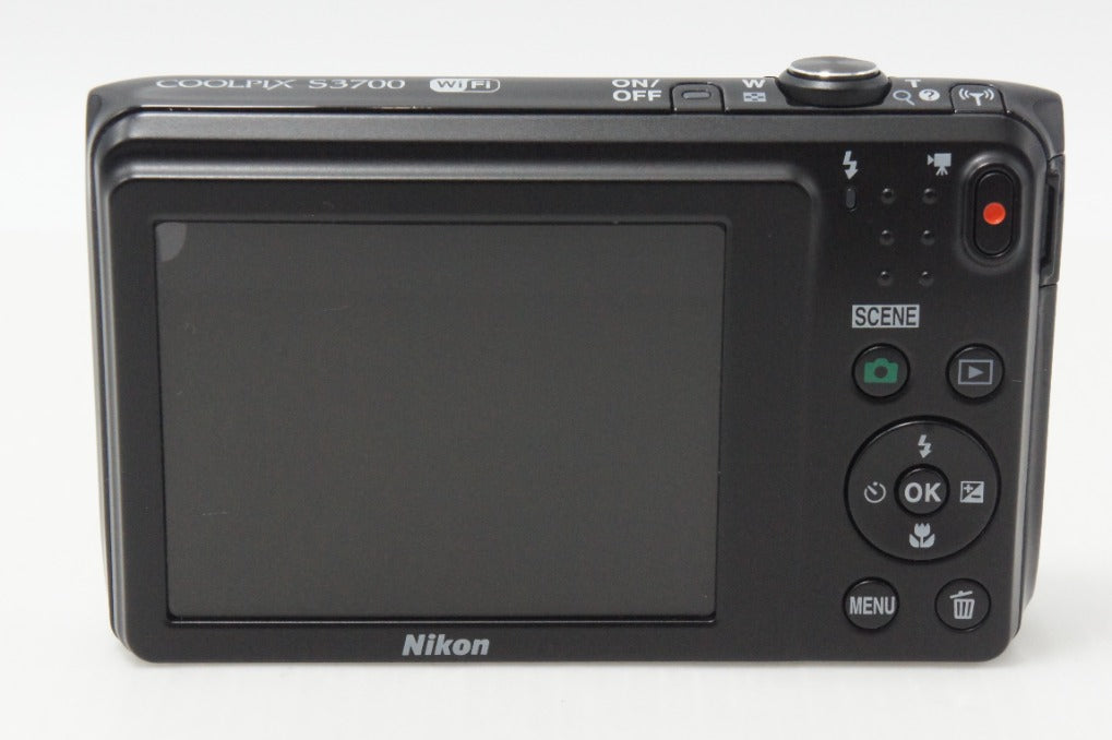 美品 Nikon ニコン COOLPIX S3700 コンパクトデジタルカメラ ブラック