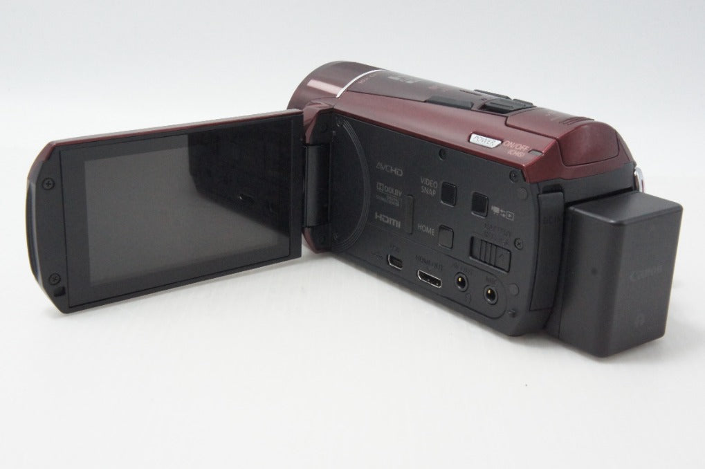 美品 Canon キヤノン iVIS HF M51 デジタルビデオカメラ レッド 260624az