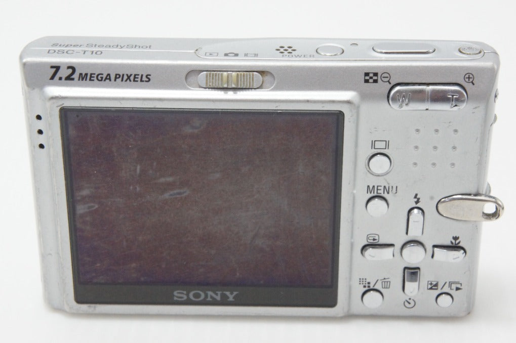 SONY ソニー Cyber-shot DSC-T10 コンパクトデジタルカメラ シルバー 260624ag