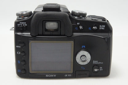 美品 SONY ソニー α100 DSLR-A100 ボディ デジタル一眼レフカメラ 260624t