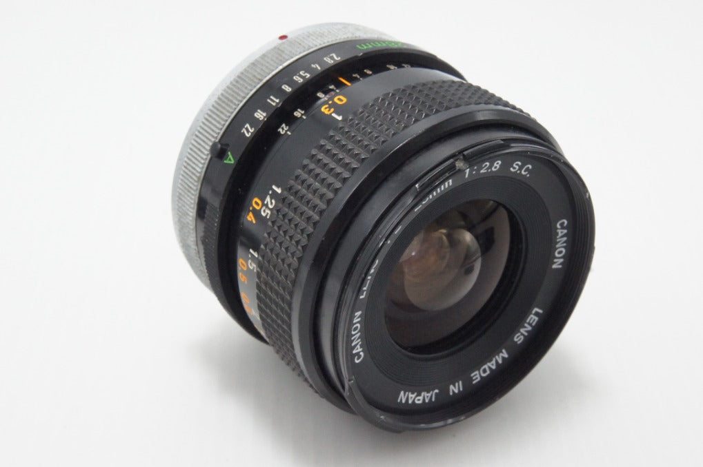 Canon キヤノン FD 28mm F2.8 S.C. FDマウント MF 単焦点レンズ 260624bl