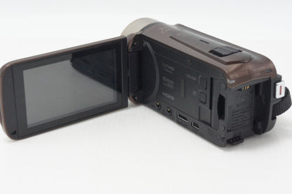 美品 Canon キヤノン iVIS HF R52 ハイビジョンデジタルビデオカメラ ブラウン 260626aa
