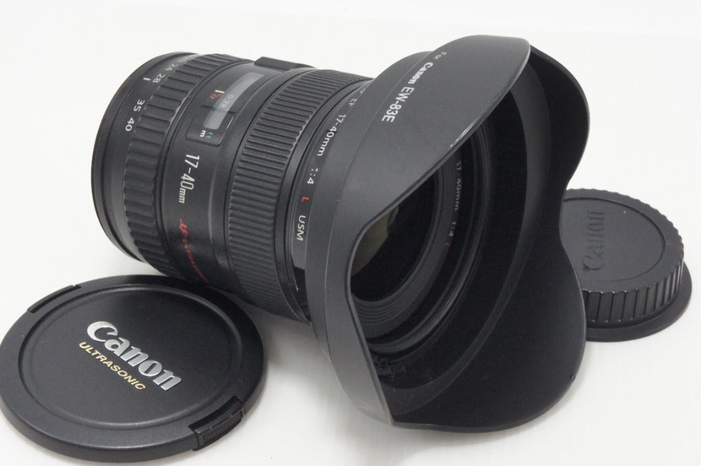 良品 Canon キヤノン EF 17-40mm F4L USM フルサイズ ズームレンズ