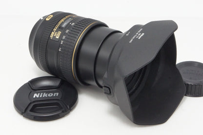 美品 Nikon ニコン AF-S DX NIKKOR 16-80mm F2.8-4E ED VR APS-C ズームレンズ フード付 260616g
