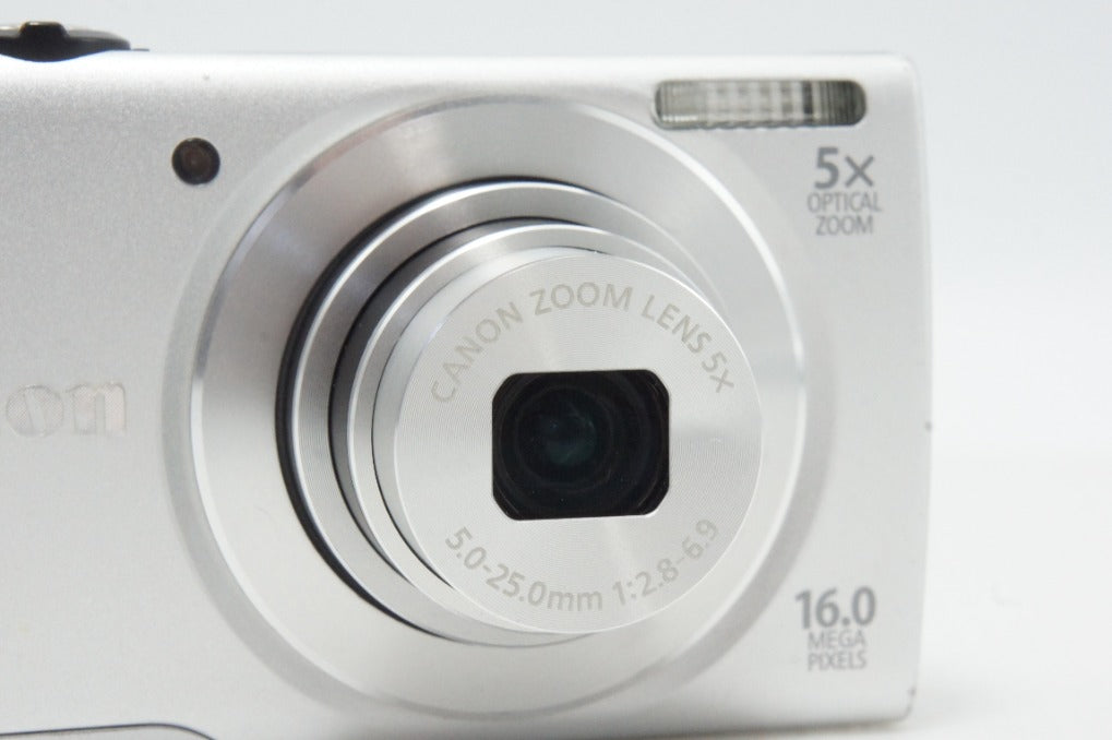 良品 Canon キヤノン PowerShot A2600 コンパクトデジタルカメラ シルバー 260616al