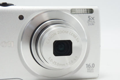 良品 Canon キヤノン PowerShot A2600 コンパクトデジタルカメラ シルバー 260616al