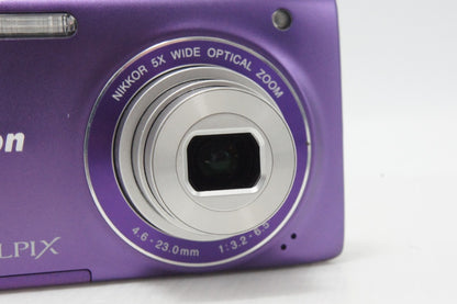 美品 Nikon ニコン COOLPIX S3100 コンパクトデジタルカメラ ファインパープル 260616av