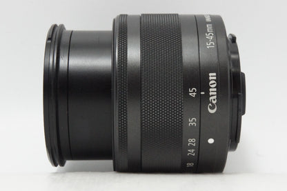 Canon キヤノン EF-M 15-45mm F3.5-6.3 IS STM EF-Mマウント ズームレンズ ブラック 260616v