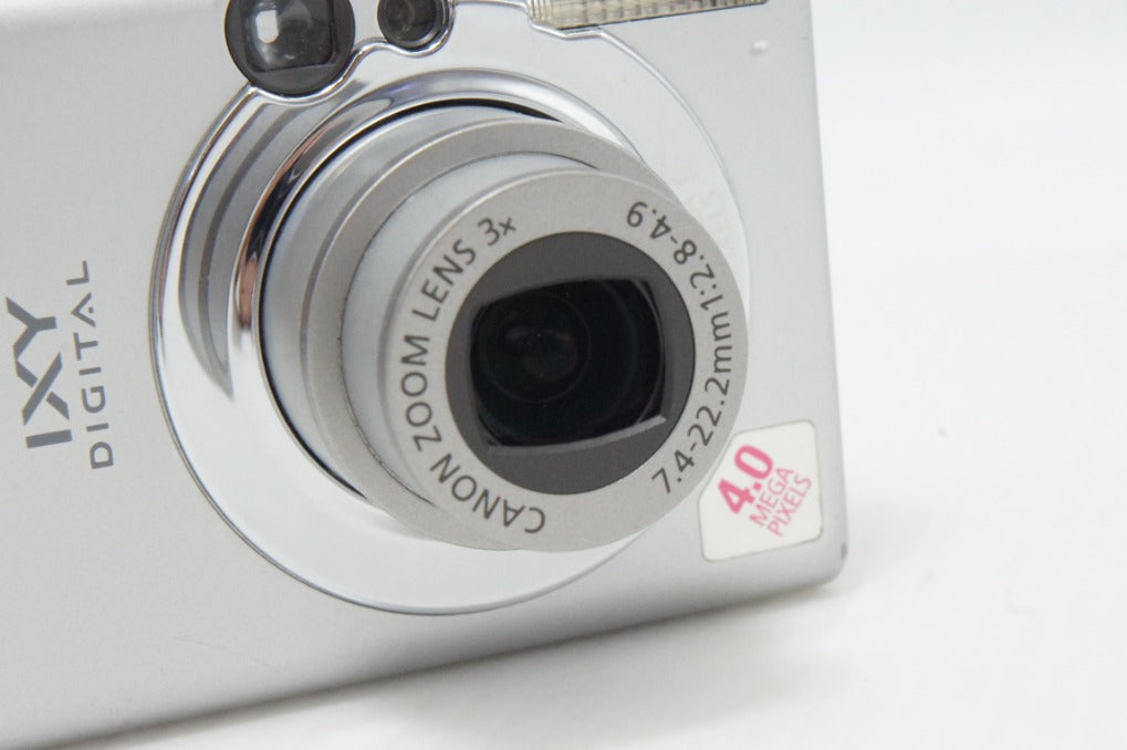 良品 Canon キヤノン IXY DIGITAL 400 コンパクトデジタルカメラ シルバー 260618o