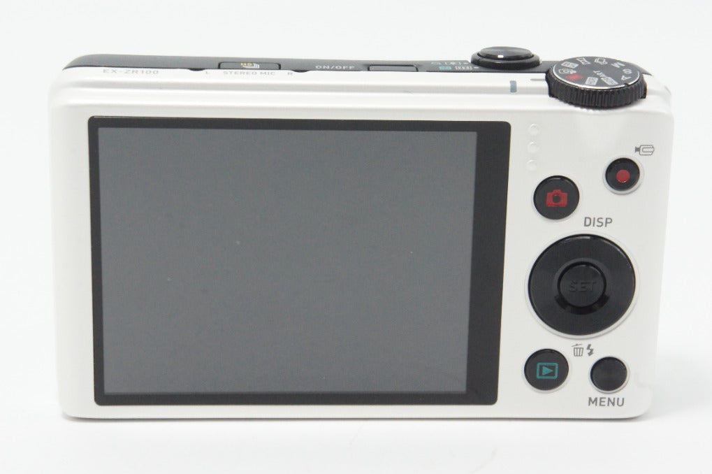 CASIO カシオ EXILIM EX-ZR100 コンパクトデジタルカメラ ホワイト 260616ae